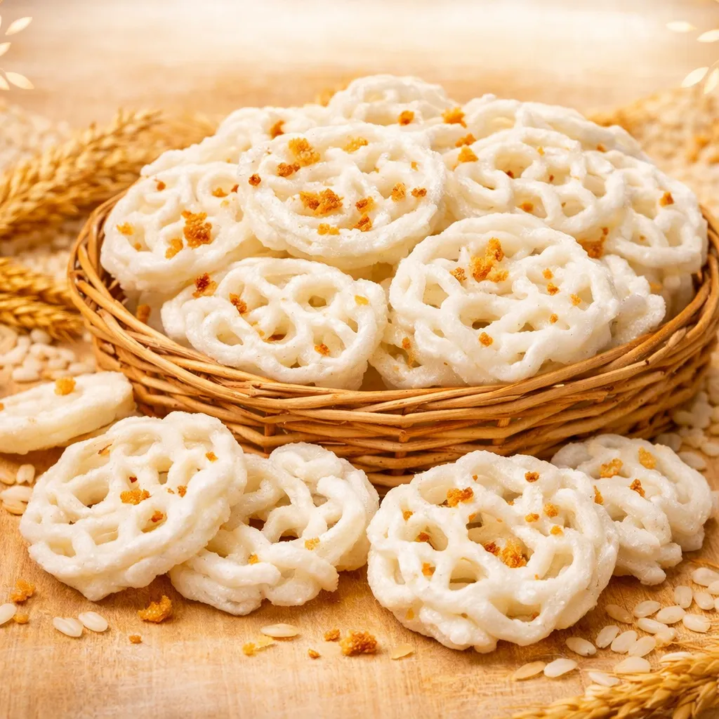 Kemplang mawar keriting khas Palembang